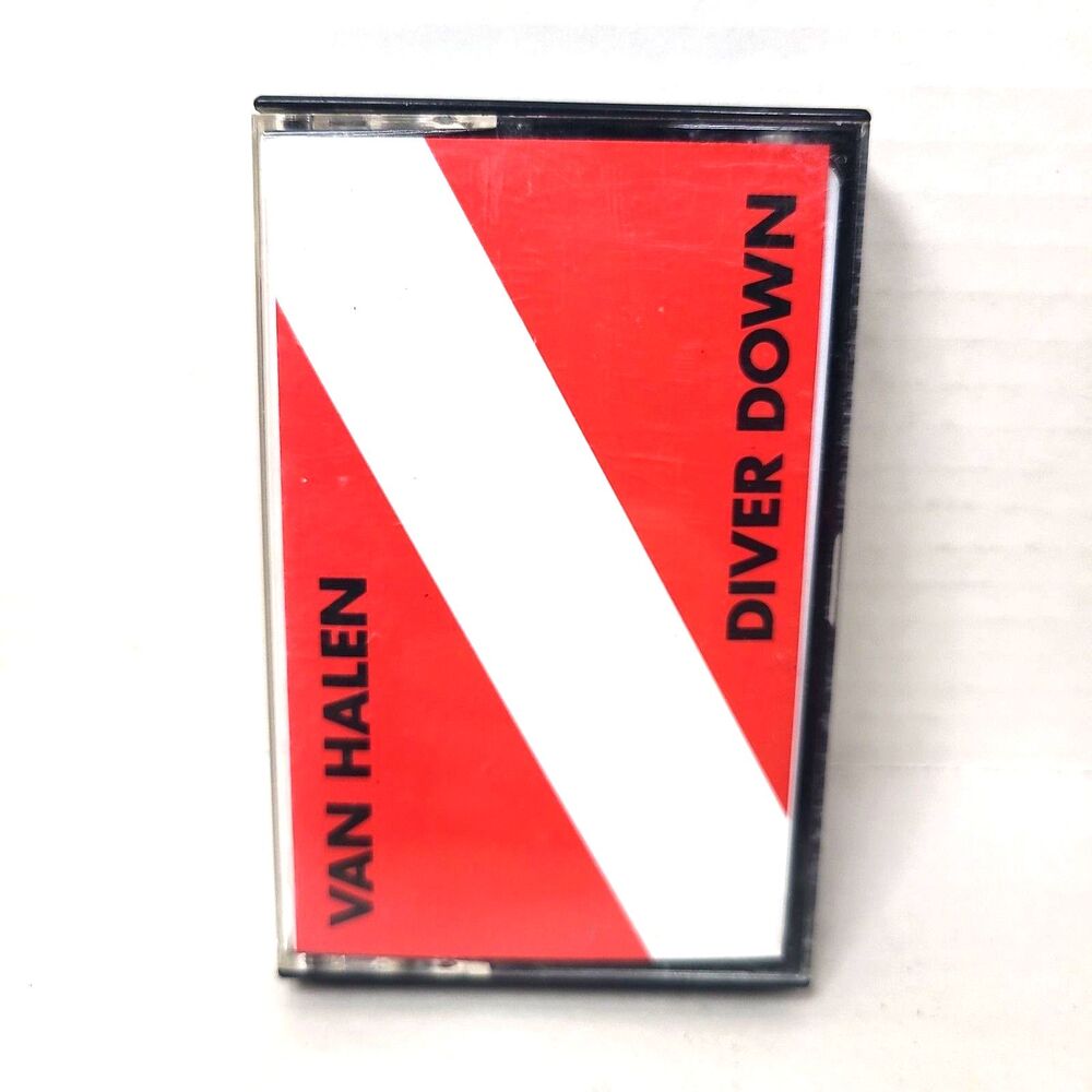 Van Halen Diver Down 1982 Warner Bros. M5 3677 Cassette Eddie David Lee Roth